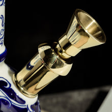 Load image into Gallery viewer, Minh Le Studio handmade porcelain ceramic blue and white bong